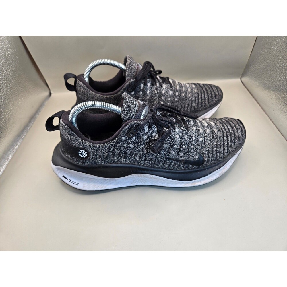 Nike ReactX Infinity Run 4 Oreo Shoes Men's 9 Black Running Athletic Sneakers